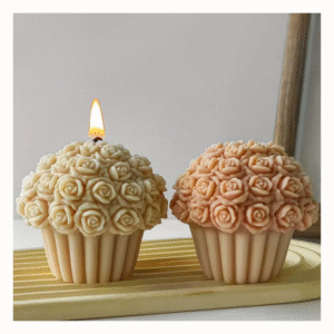 M213 Cupcake con flores