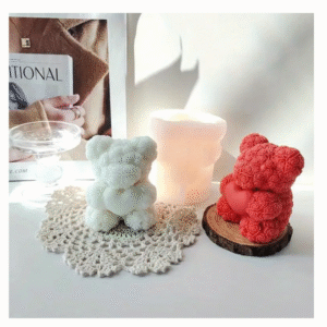 M56 Oso rosas corazón