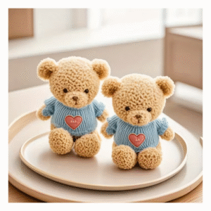 M66 Oso teddy corazón