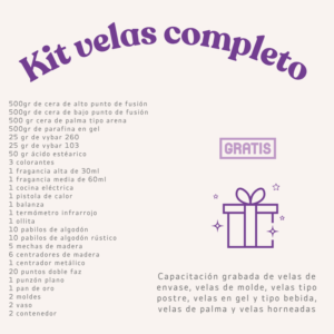 Kit de velas completo